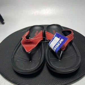 New Womens Aerosoft S 5903 Red and Black Sandal US Size 9 - Picture 1 of 3