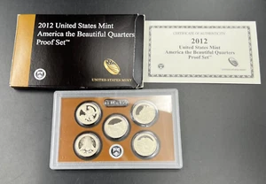 2012 S ATB Copper Nickel Gem Proof 5 Coin Mint Set OGP America The Beautiful - Picture 1 of 7