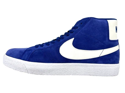 Nike SB Zoom Blazer Mid Men's Size 11.5 Royal Blue Suede Skate Shoes 864349-403 - Image 1 of 4
