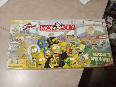 2001 - MONOPOLY: USAOPOLY The Simpsons - Board Game Complete! Pre-Owned - Image 1 of 3