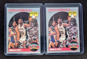 NBA HOOPS 1990 *LOTTO DI 68* CON 2 DAVID ROBINSON ROOKIES, STARS *SCONTO SPEDIZIONE* - Foto 1 di 3