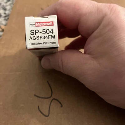 Vela de ignição genuína Ford Motorcraft 1998-2008 Ford F-150 fabricante de equipamento original nova AGSF34FM - Imagem 1 de 2