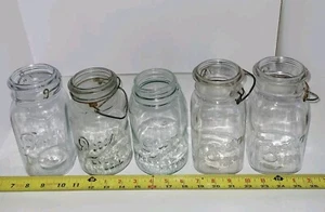 Vintage Quart Jar Lot Of (5) Ball, Presto, Drey - Picture 1 of 16