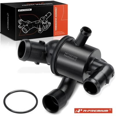 A-Premium 恒温器外壳组件适用于大众 Polo 2009 - 2023 高尔夫捷达 — 第 1/4 张图片