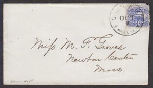"F.C. & R. & B. R.R. Mail Line" (Fitchburg, Cheshire, Rutland Burlington VT) - Picture 1 of 2