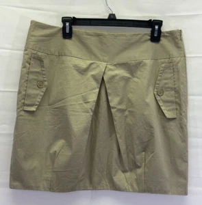 Gonna a matita kaki con zip laterale Gap tg14 tasche plissettata davanti - Foto 1 di 9