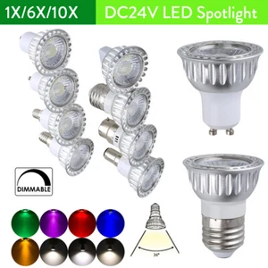 Dimmable Dc24v Led Spotlight 36degree-beam-angle Bulb Red Blue Green 3000k 4500k - Picture 1 of 25