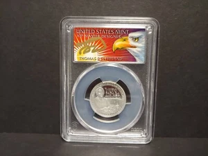 2022 "S" 25c Nina Otero-Warren PCGS PR70DCAM Argento - Firmato da Thomas Cleveland - Foto 1 di 4