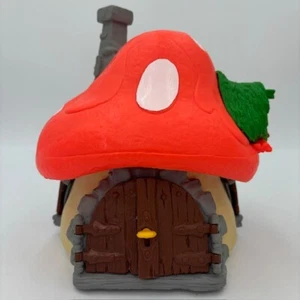 Smurfs 40001 Vtg Large Mushroom Cottage House Red Roof Schleich Peyo - COMPLETE - Picture 1 of 18
