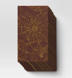 20ct Halloween Paper Disposable Dinner Napkins Dark Red - Threshold M51 - Picture 1 of 1