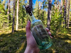 BOTELLA DE VIDRIO DE CERVEZA O LIMONADA ALEMANA DRESDEN ORIGINAL DE LA PRIMERA GUERRA MUNDIAL de BATALLAS DE NAVIDAD - Imagen 1 de 7