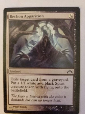 MTG Magic The Gathering Card Beckon Apparition Instant White Black Gatecrash  - Image 1 of 2