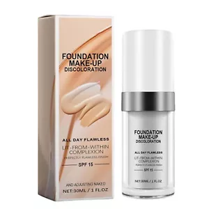 30ML Color Changing Foundation Makeup Base Face Liquid CoverConcealerFlawless - Picture 1 of 12