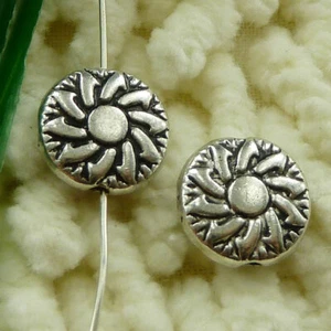 135 piezas espaciadoras solares de plata tibetana 11 mm S2650 hazlo tú mismo fabricación de joyas - Imagen 1 de 6