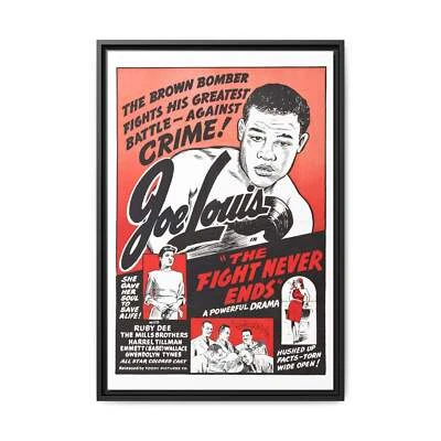 Cult Classic Large Gallery Framed Canvas 20" x 30" Movie Poster Art - Joe Lewis - Image 1 of 4