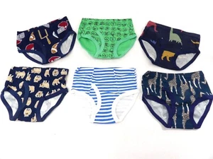 Boy's Underwear Briefs Mixed Print size 4 year 5T Pack of 6 NEW - Picture 1 of 8