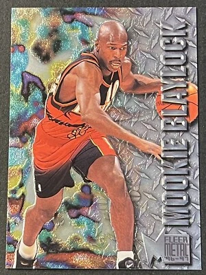 1996-97 Fleer Metal Atlanta Hawks Basketball Card #1 Mookie Blaylock - Image 1 of 2