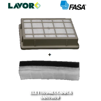 LAVORWASH KIT FILTRI ESTERNI PER ASPIRAPOLVERE ASPIRALIQUIDI PRO WORKER LAVOR WASH