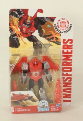  Transformers Robots In Disguise RID Combiner Force Autobot twInferno  Hasbro  - Image 1 of 2