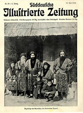 Angehörige der Ainu der Ureinwohner Japans Titelblatt 17.7.1910