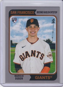 2020 Topps Archives 1974 Silver RC #160 MAURICIO DUBON 20/99 SF Giants - Bild 1 von 2