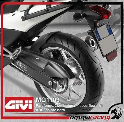 GIVI MG1109 Mudguard/Chain Cover (Rear Fender) in ABS Honda NC 700 Integra 2012> - Image 1 of 4