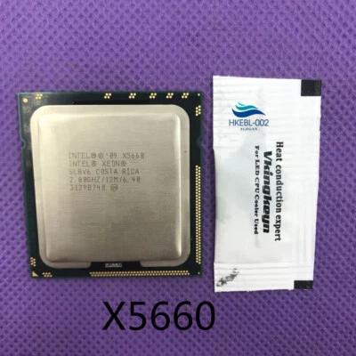 Intel Xeon X5660 2.80GHz Socket LGA1366 Processor CPU (SLBV6) - Image 1 of 4