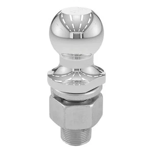 CURT 2 Inch Trailer Hitch Ball 10000 lb Capacity Chrome Towing Durable Strength - Picture 1 of 7