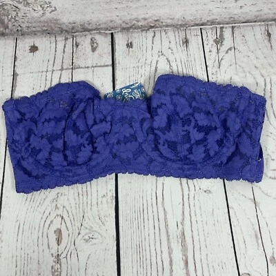 Sujetador Free People Intimately 32C Love Letters con aros convertible sin tirantes nuevo Foto 1 de 4