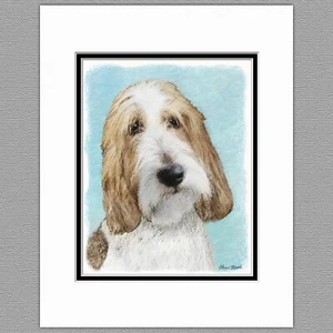 Grand Basset Griffon Vendeen Hund Original Kunstdruck 8x10 mattiert bis 11x14 - Bild 1 von 1