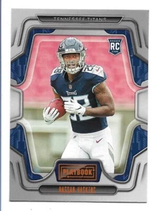 Hassan Haskins 2022 Panini Playbook Orange Parallel Rookie #142 Tennessee Titans - Imagen 1 de 2