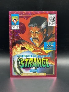 2024 Marvel Masterpieces '92 Platinum Cover Variant Pink Laser /692 DR STRANGE - Bild 1 von 2