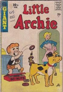 Cómic gigante de humor adolescente Little Archie #10 de la Edad de Plata sin restaurar - Imagen 1 de 2