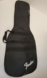 FENDER GUITAR CARRYING CASE BLACK WITH HANDLE & SHOULDER STRAP SEE PHOTOS 41.5 L