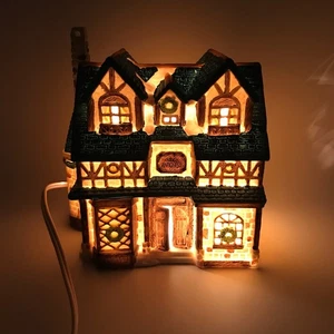 Antiker Kaufladen Weihnachtsdorf Porzellan Licht 38944 Dickens Sammlerstücke - Bild 1 von 18