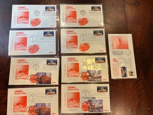 #1759 Viking Mars SCCS 9 Covers FDCs 1978 "Landing" Hampton VA Space !! - Picture 1 of 1