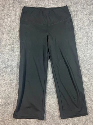 Jockey Women's Black Stretchy Legging Pants Size Large - Image 1 of 4