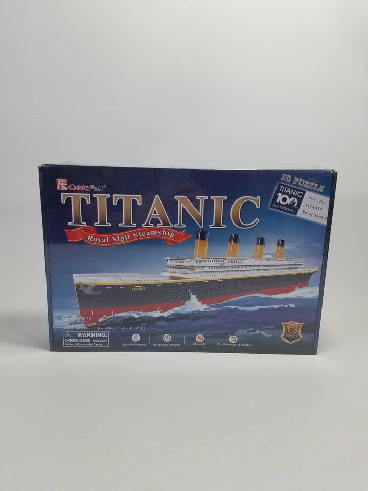 CubicFun 3D Puzzle RMS Titanic Ocean Liner Model T4011h New Sealed - Image 1 of 4