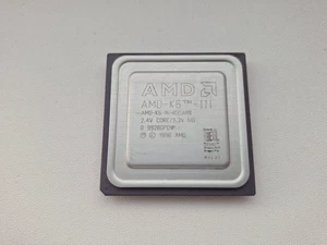 AMD K6-3 400AHX AMD-K6-III/400AHX rare vintage CPU GOLD - Picture 1 of 2