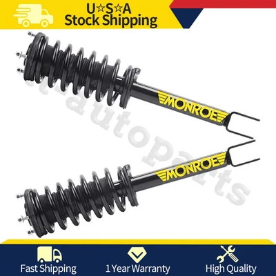 Par de puntales delanteros completos y muelles helicoidales Monroe para Lexus LS460 2007 2008 2009 Foto 1 de 4