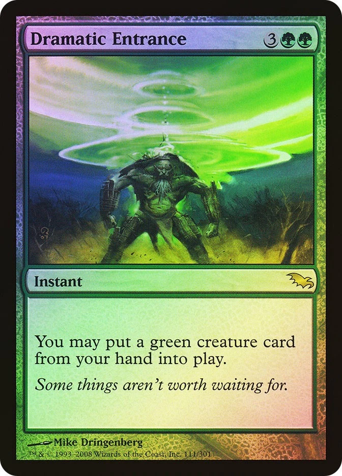 MTG FOIL Dramatic Entrance  - Shadowmoor #111 - Image 1 of 1