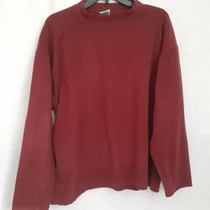 Columbia Herren rot Rundhalsausschnitt Fleece Sweatshirt Größe Medium bestickt Ausschnitt - Bild 1 von 6