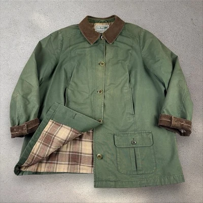 Vintage L.L. Chaqueta BEAN 0HMY3 Cuello Pana Lona Granero Tareas Años 2000 2xl Foto 1 de 4