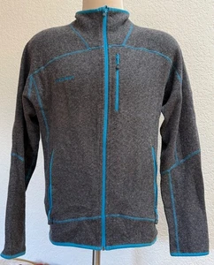 Mammut Phase Jacke Herren XL grau Full Zip Wollmischung Fleece GR - Bild 1 von 6