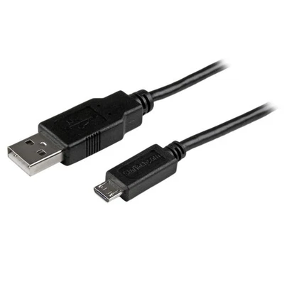 Startech 3m Long Mobile Charge Sync Usb To Slim Micro Usb Cable For Smartphones - Image 1 of 4