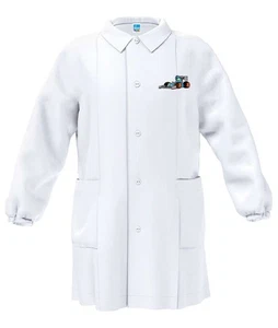 Grembiule asilo bambino Siggi Happy School 33GR4046 Bianco - Picture 1 of 1