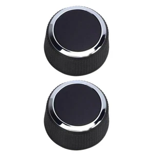 Stereo Control Knob Volume Button 2Pcs Rear Car Audio Replacement - Picture 1 of 12