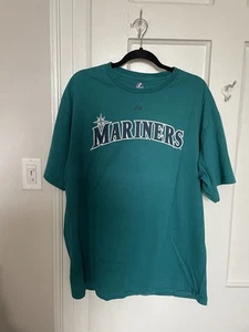 Vintage Seattle Mariners Ken Griffey Jr. Majestic T Shirt XL Y2K - Bild 1 von 5