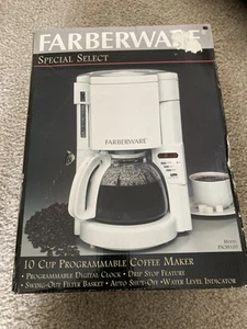 FARBERWARE MACCHINA DA CAFFÈ PROGRAMMABILE 10 TAZZE Digitale FSCM100 - Foto 1 di 4