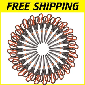 All-Purpose 24 Pack Titanium Scissors - Right/Left Handed, 8" Cutting Power - Picture 1 of 9